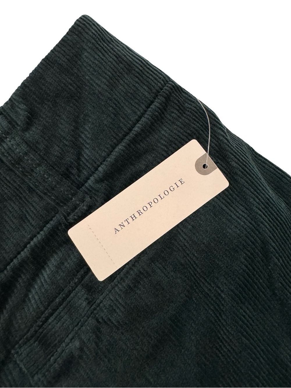 Anthropologie Green Corduroy Wide Leg Pants - Picture 5 of 15